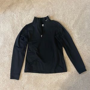 Nike dry fit pullover quarter zip sweatshirt